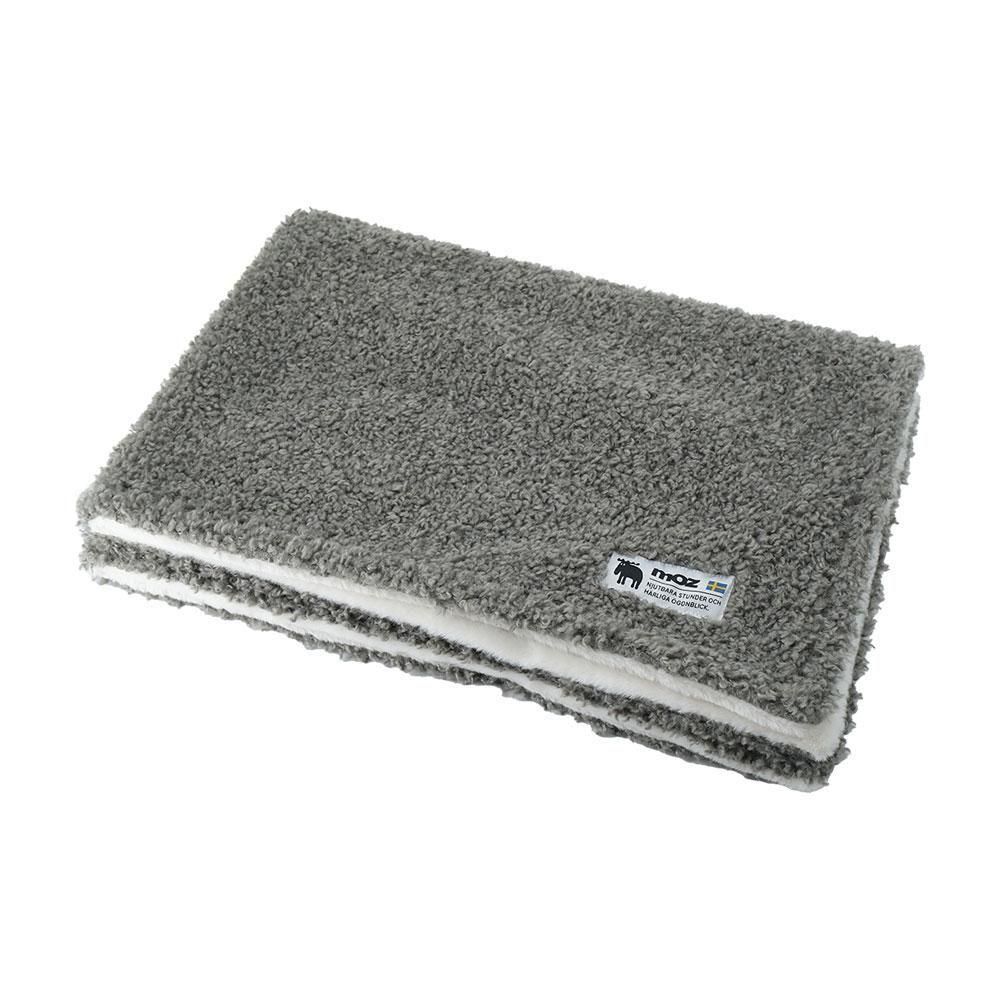 プードルボアふわふわブランケット グレー MZ - moz Sweden公式