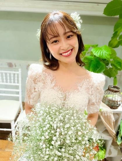 ビジュー マーメイド ハーフスリーブ ウェディングドレス | 韓国