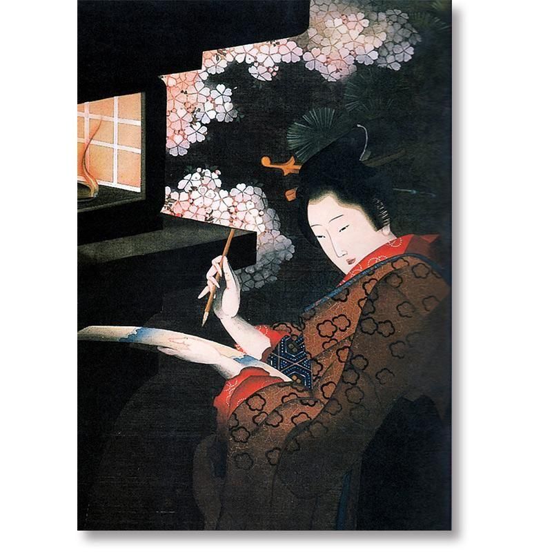 夜桜美人図 | 応為作品 - ROSSO GRAFICO