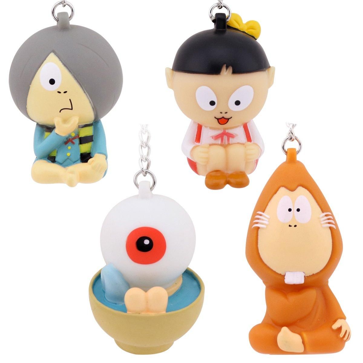 笛入りやわらかマスコットキーホルダー 目玉おやじ - youkai-honpo