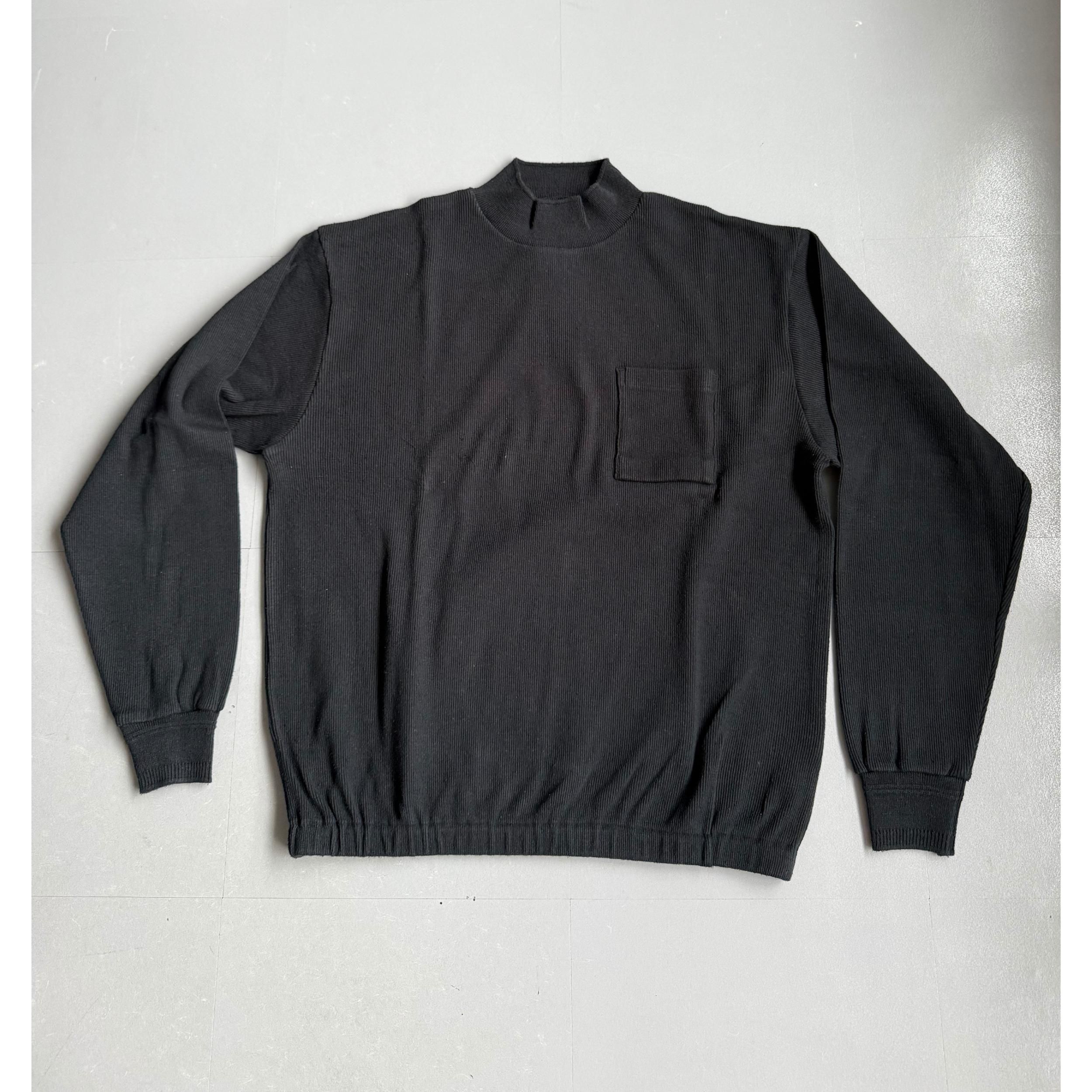 OLD JOE BRAND] MOCK-NECK SILK NEP RIBED TOPS - ALL KEYED UP
