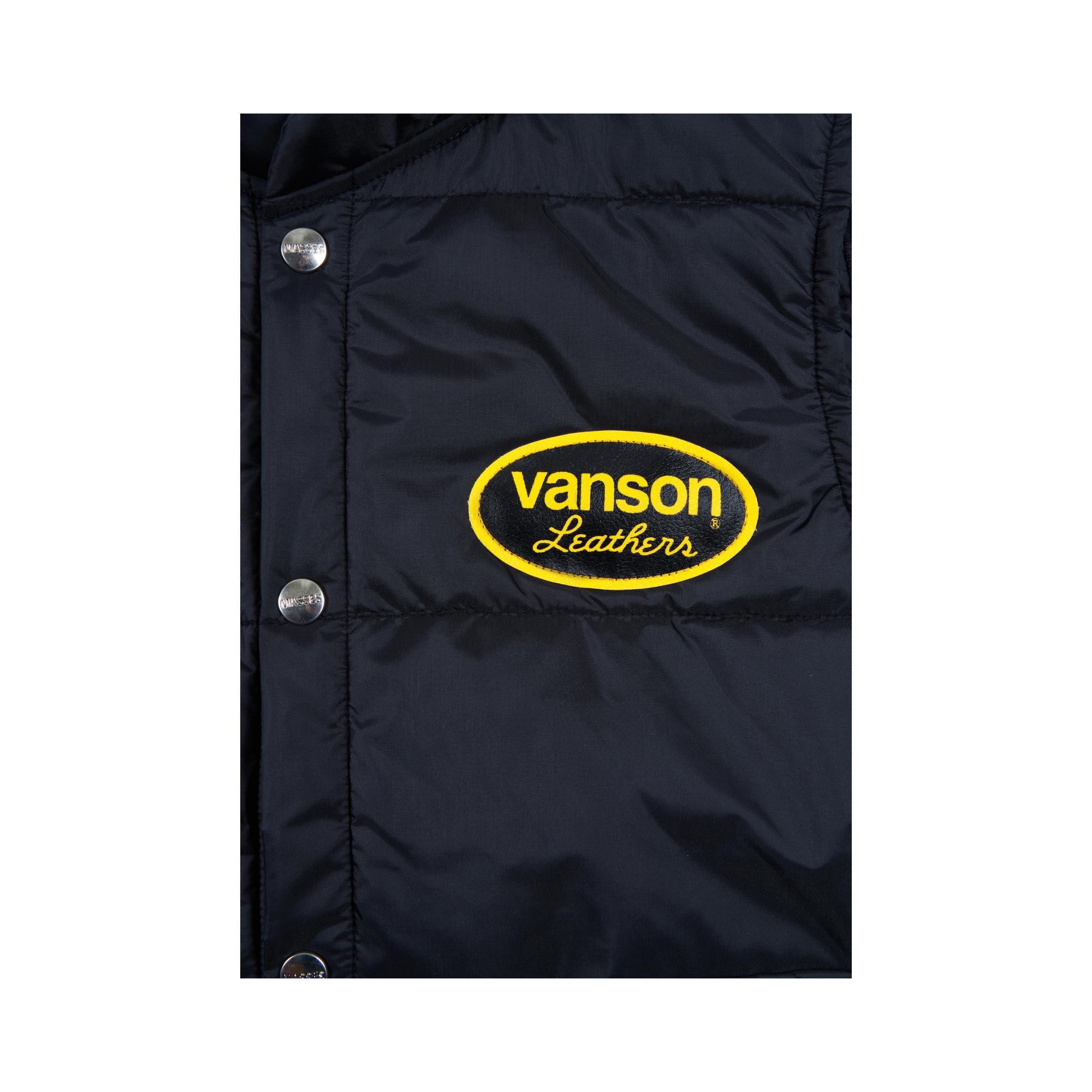 MASSES] VANSON × MASSES NYLON VEST - ALL KEYED UP