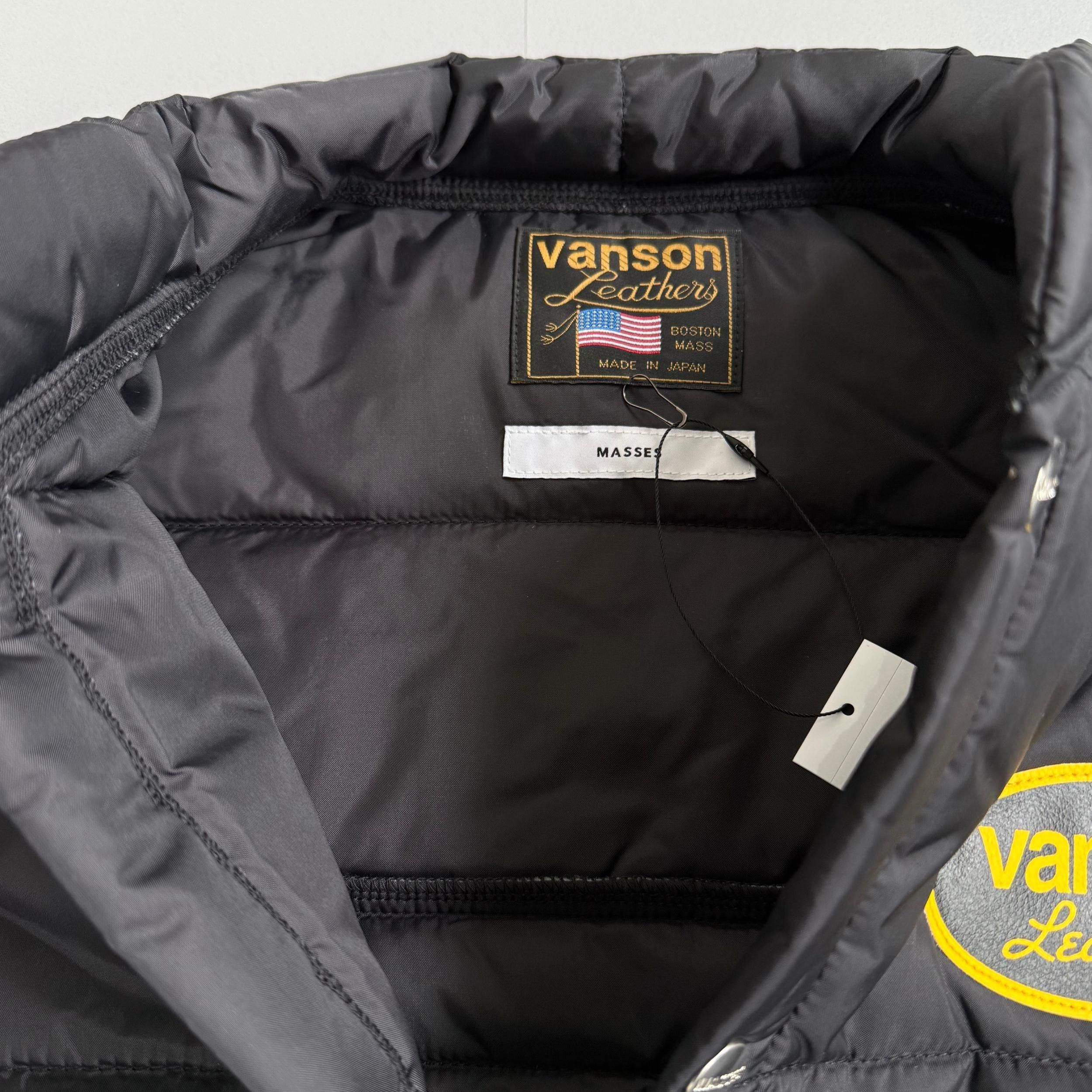 MASSES] VANSON × MASSES NYLON VEST - ALL KEYED UP