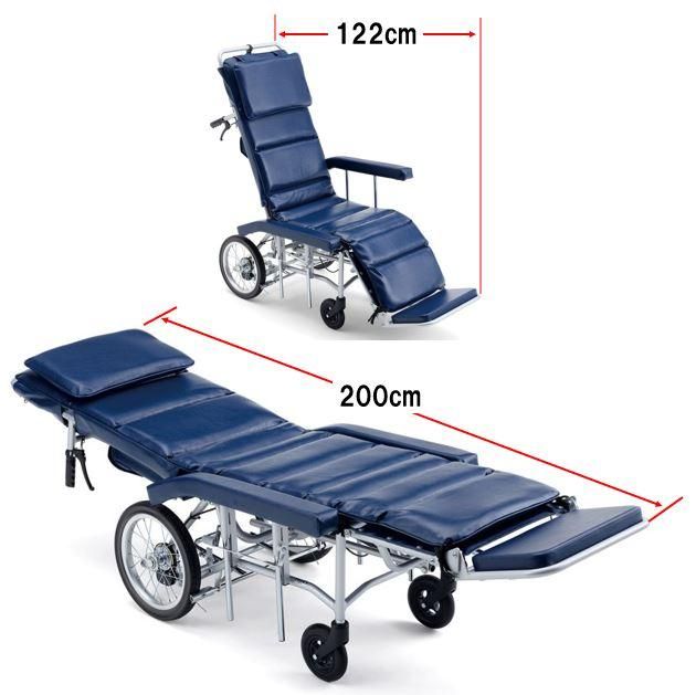 フルリクライニング介助型 車椅子| MFF-50 - エムズハウスショップ M