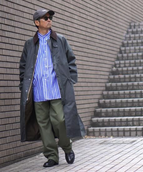 バブアーOSバーレーコート | 高級アウター - WORKER'S GARAGE