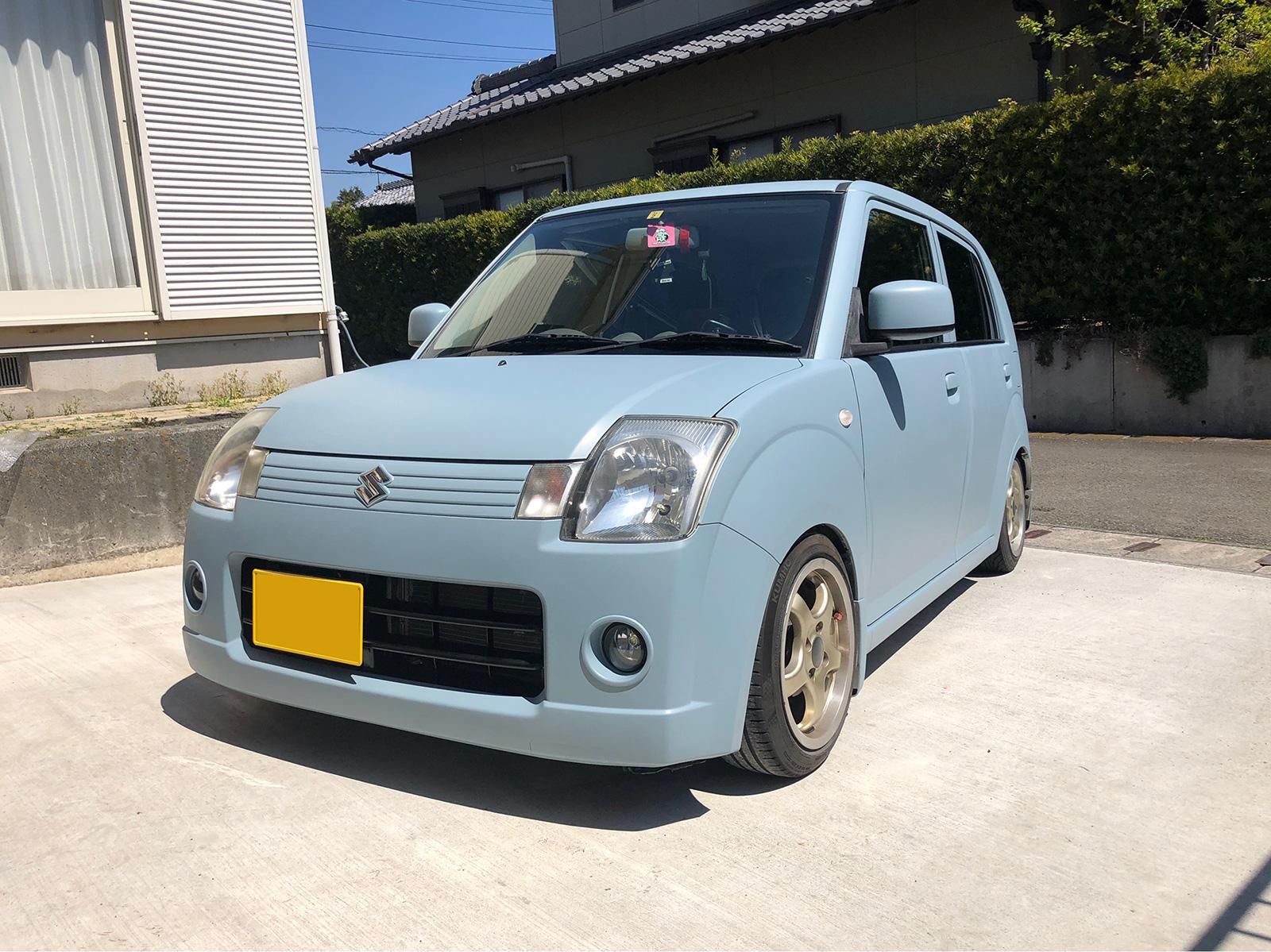 HA24S スズキ アルトを世田谷ベースカラーで刷毛塗り全塗装！ - 刷毛