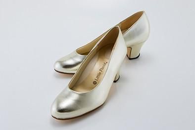 ピアニスト用 数量限定 ヒール高5cm（ゴールド）婦人用（22.0～25.0cm