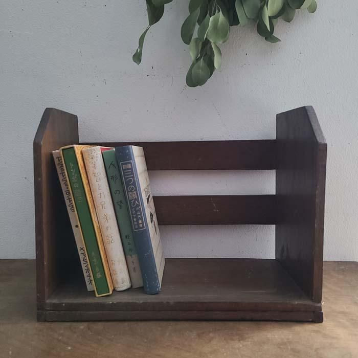 昭和レトロ・古道具・木製ブックスタンド・本立て | 旅するレトロ雑貨