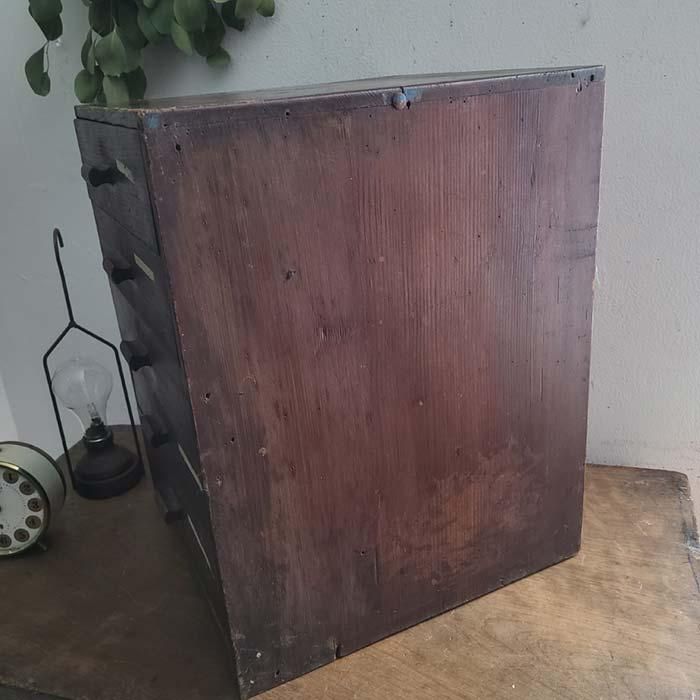 昭和レトロ・古家具・古道具・木製小引き出し・5段チェスト | 旅する