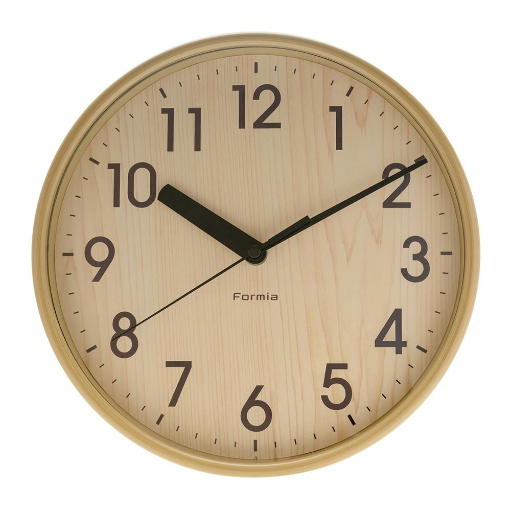 フォルミア 掛け時計 ナチュラル HIC-006W-N | 時計 通販