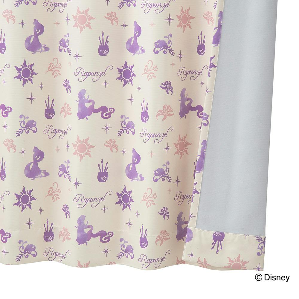 遮光 ディズニー ラプンツェル 100×135cm 4枚組セットカーテン(販売