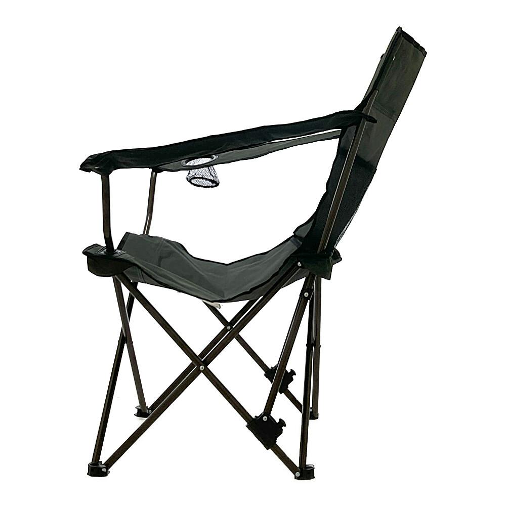 カインズ リクライニングアームチェア ブラック(販売終了) | キャンプ