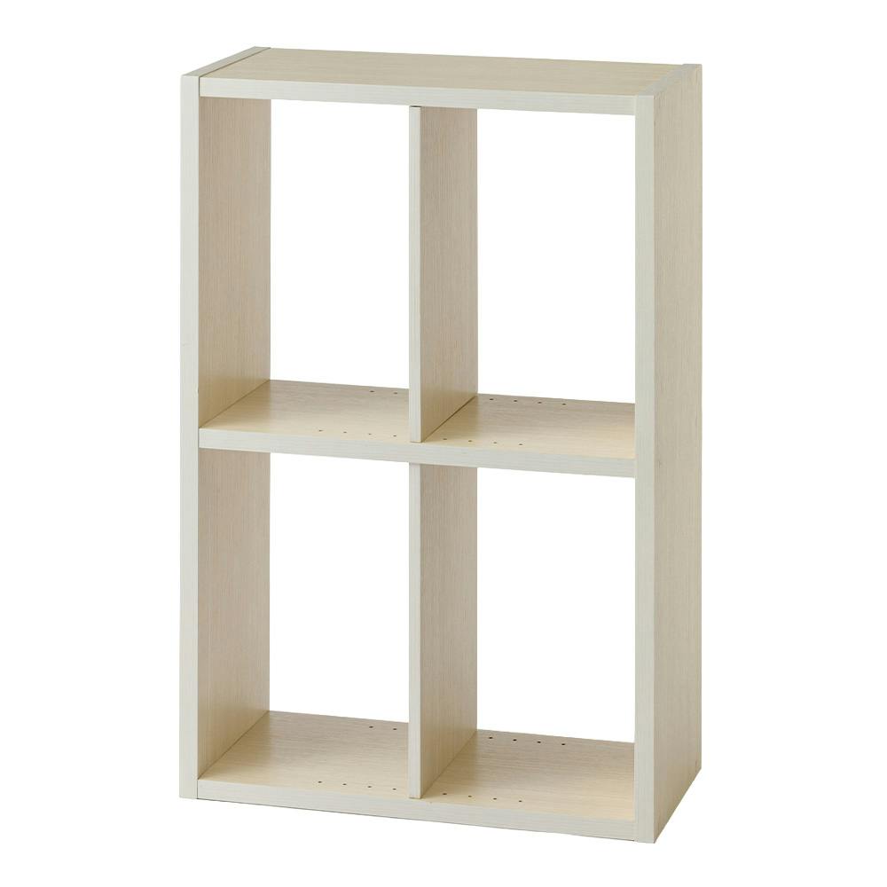 縦横使用できるオープンラック ホワイト SH48 幅90cm 奥行29cm 高さ