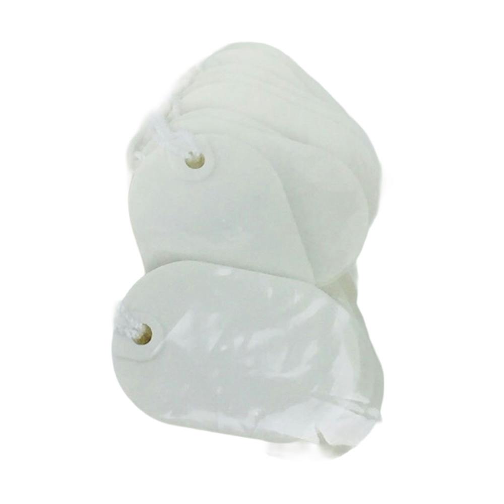 未来工業 カラーエフ プラスチック製・線名札 小判 KF-2030HW 20枚入り