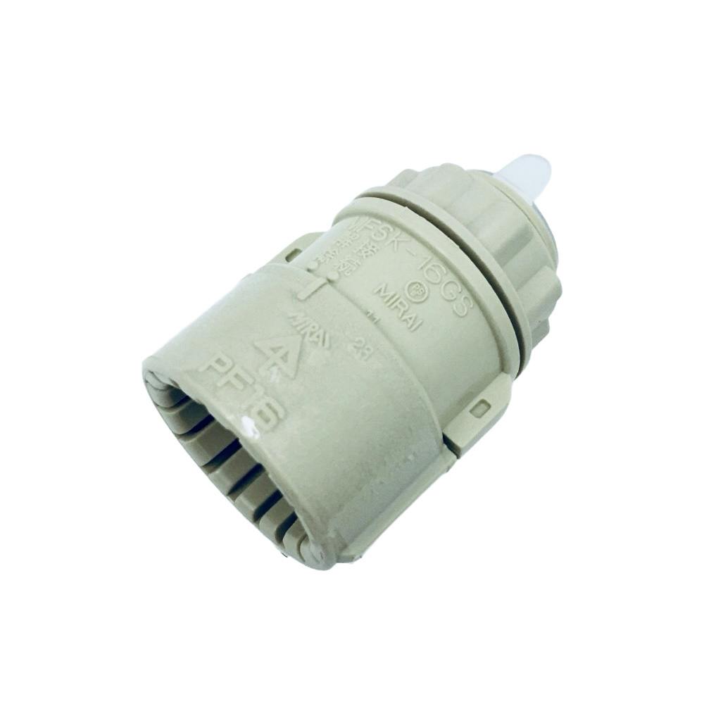 未来工業 PF管 コネクタ ベージュ MFSK-16GS | 空調・電設資材 通販