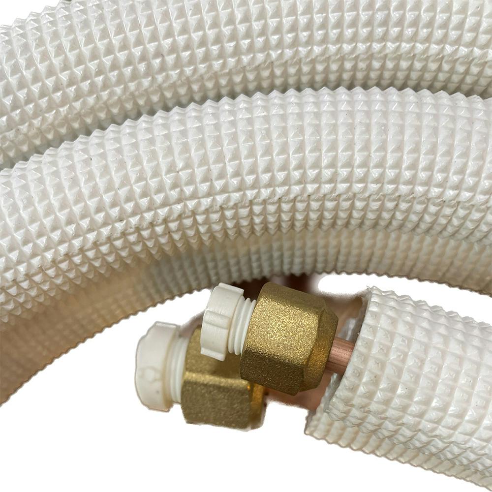 MF エアコンペアチューブ 2分3分 フレア加工済 ナット付 3m ペアコイル