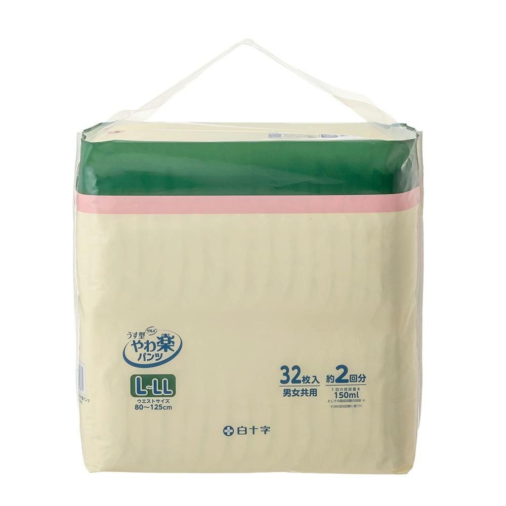 サルバ やわ楽パンツ デザインパッケージ L-LL 32枚入 | 大人用おむつ