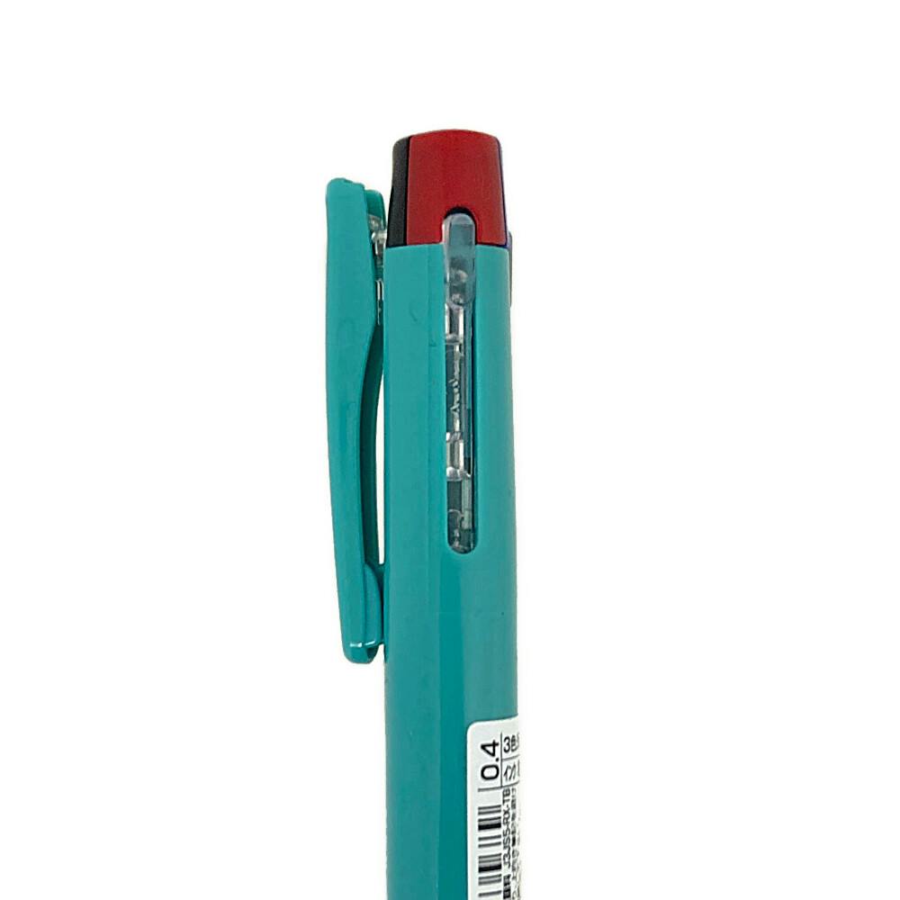 ゼブラ 限定サラサクリップ3C 3色ボールペン 0.4mm ターコイズブルー