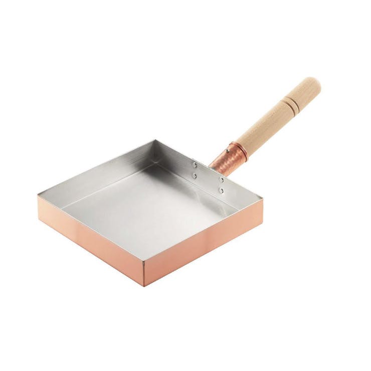 工房アイザワ 純銅玉子焼 関西型 9cm 直火専用 70079【銅 玉子焼き