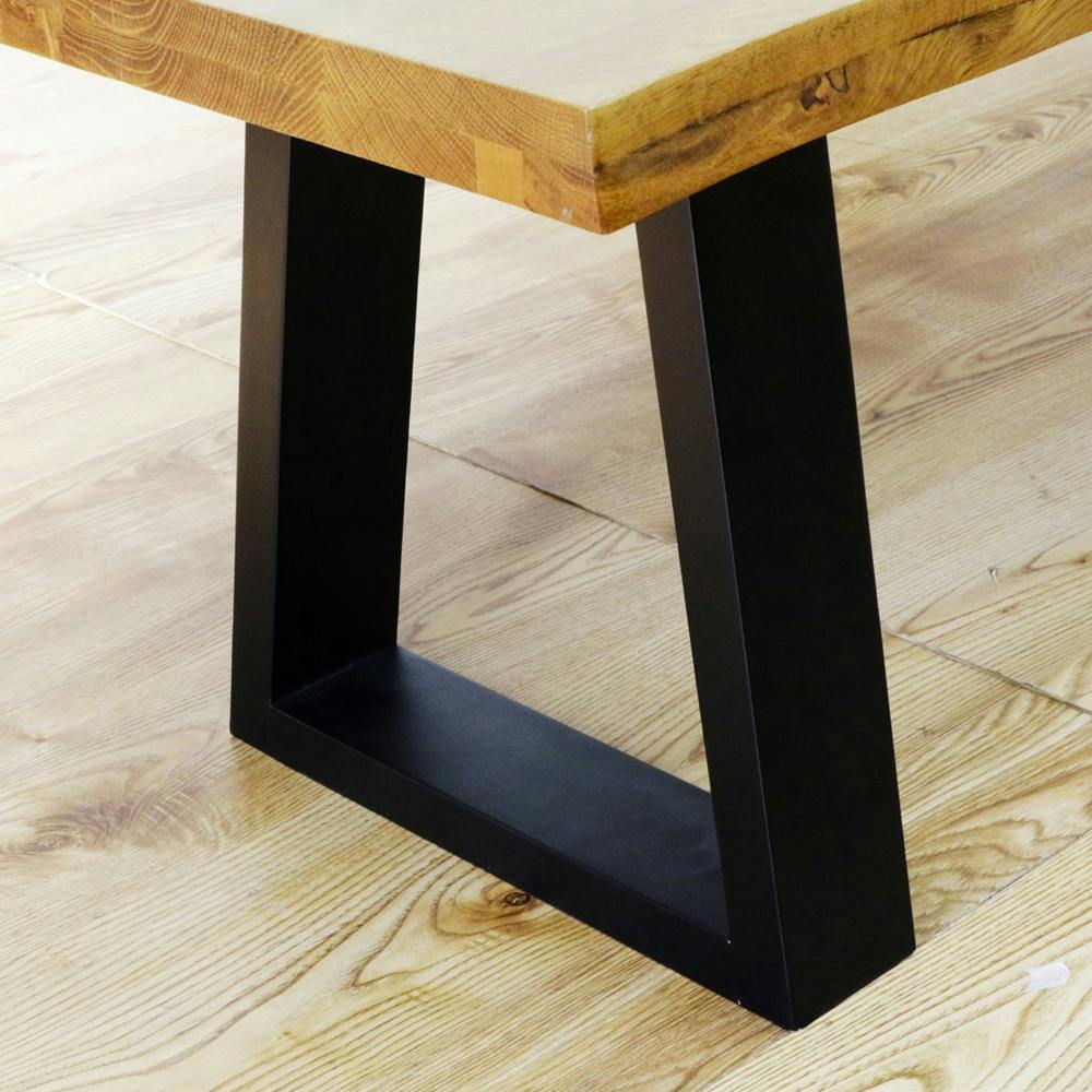 後藤家具物産 一枚板風115オーク無垢材を使用したダイニングベンチ VT