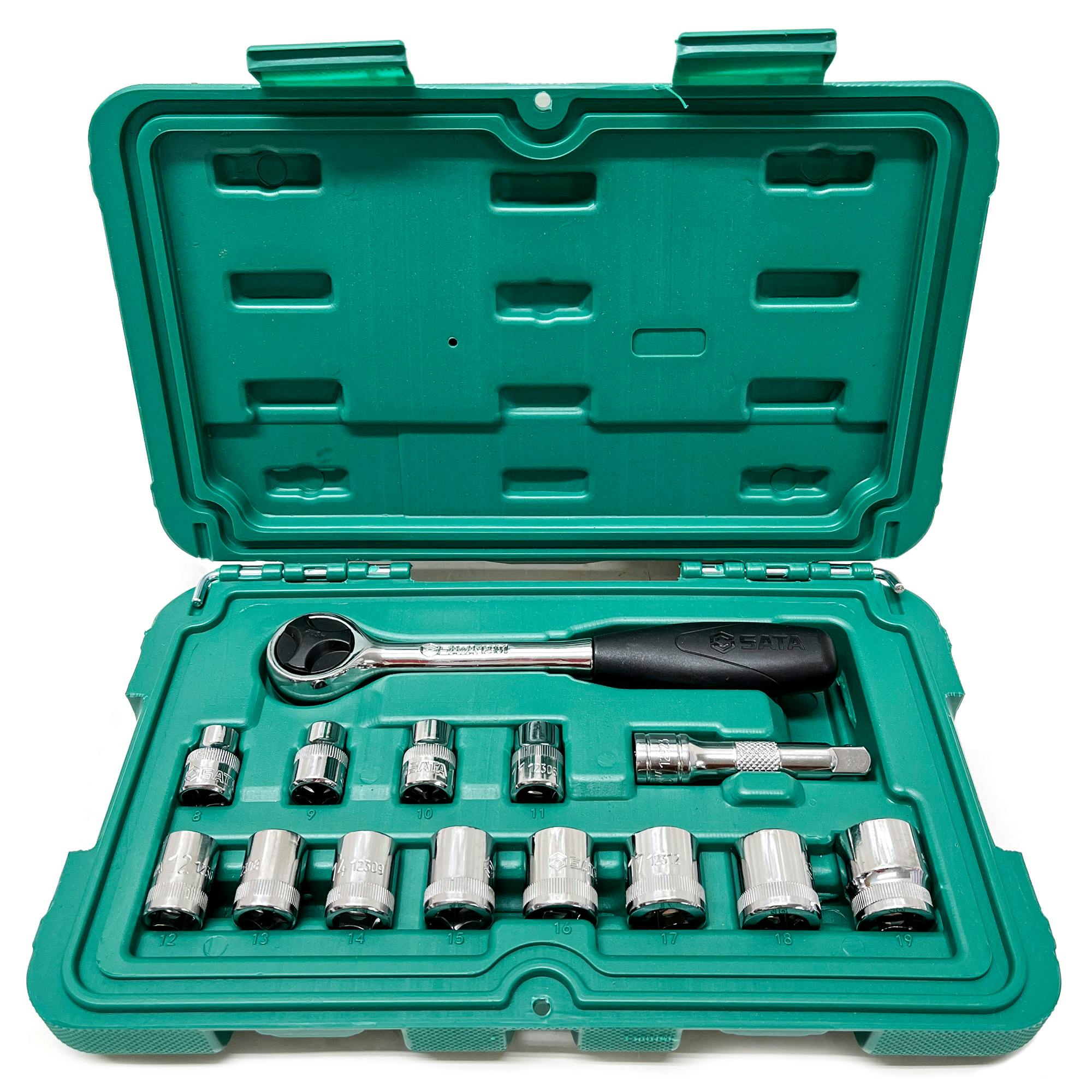 SATA 14pcs3/8DR.ソケット セット RS-09523 自動車整備 作業工具