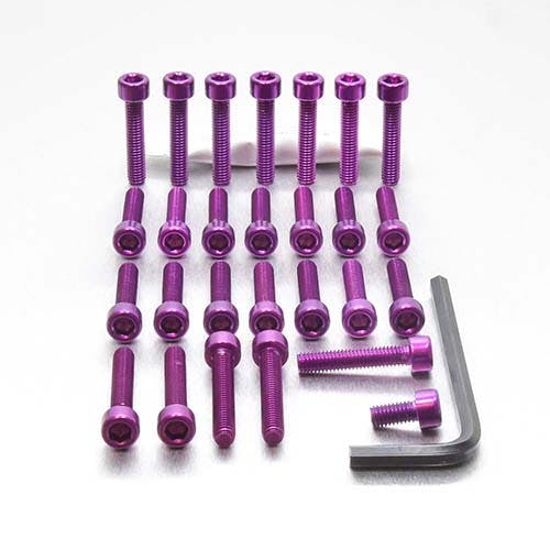 アルミニウム エンジンボルトキット(ソケットキャップ) カワサキ