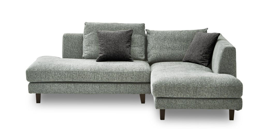 to meet 左カウチソファ レイモンズ ライトグレー ソファー 3人掛け