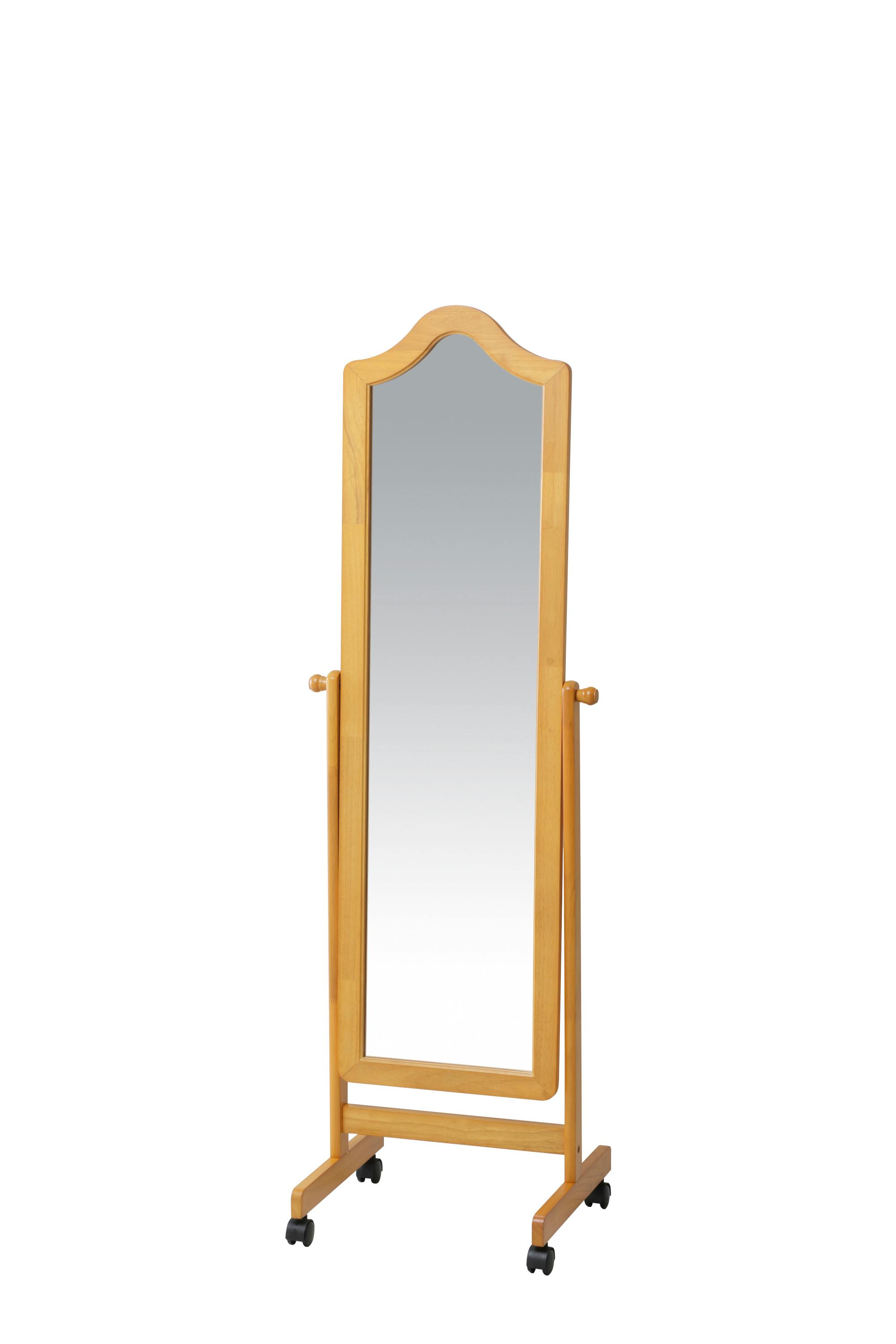 KOEKI 弘益 UTILITY P-121 木製スタンドミラー 49.5×39.5×15.1 鏡