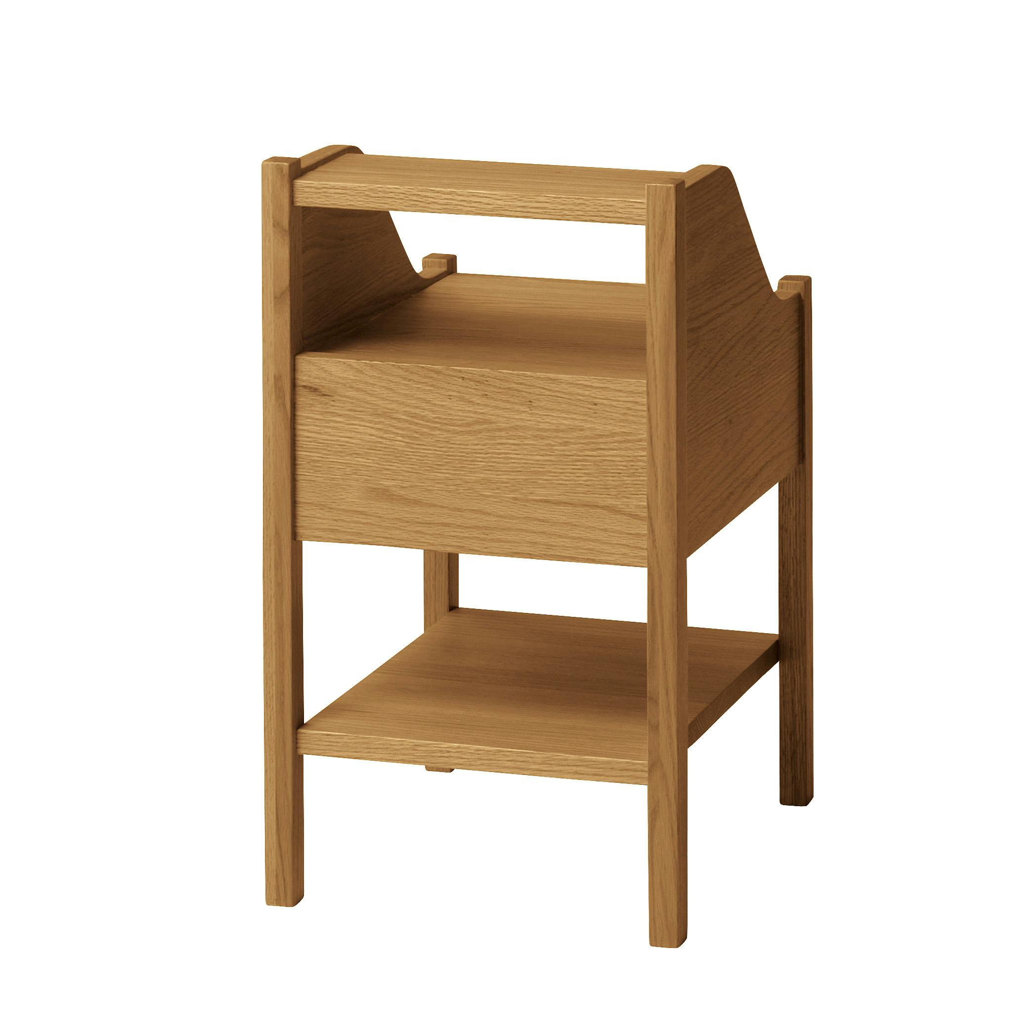 SIEVE SVE-NT001 Slope Night Table ナチュラル 34×40×59 サイド