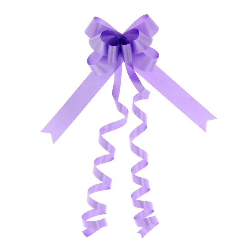 川崎リボン工業 リボンボウ 22mm巾 ラベンダー 50本入×20 001410108