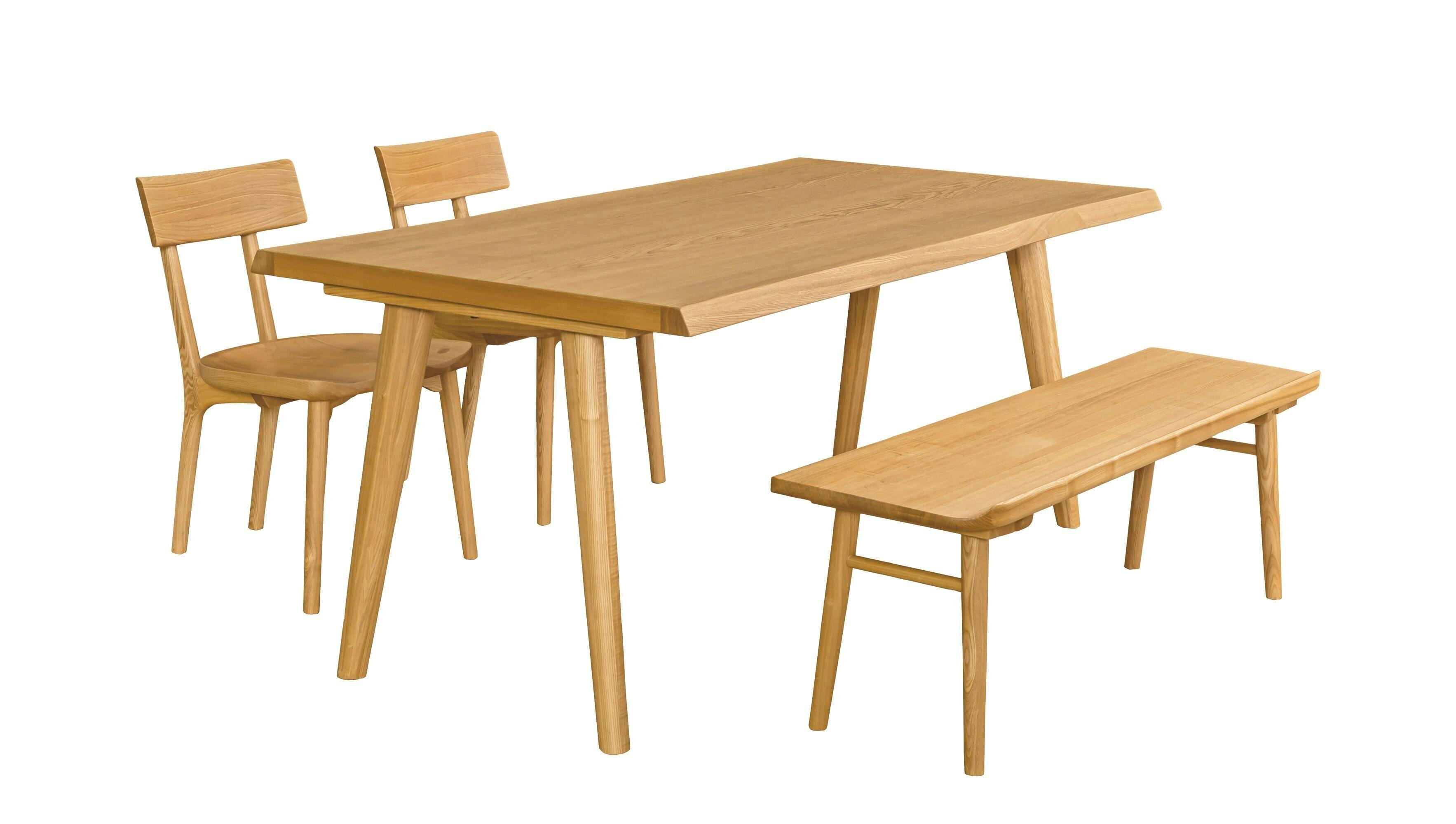 筑波産商 ARBOL クラフト ダイニングチェア 2脚 ナチュラル TKB4599