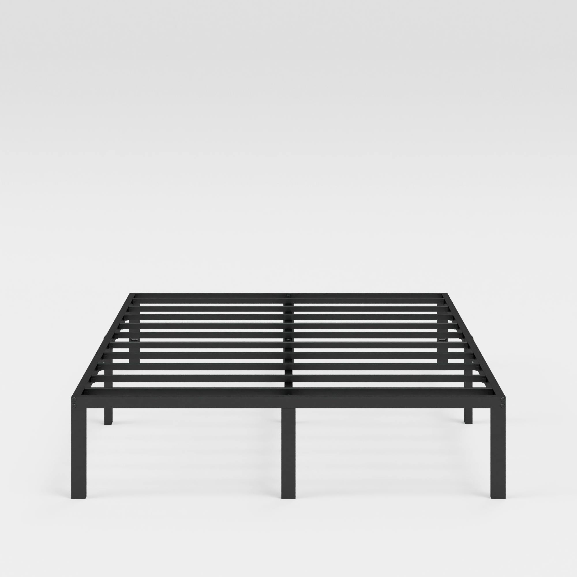 ZINUS(ジヌス) Yelena ベッドフレーム 36(セミダブル/ブラック) 寝具