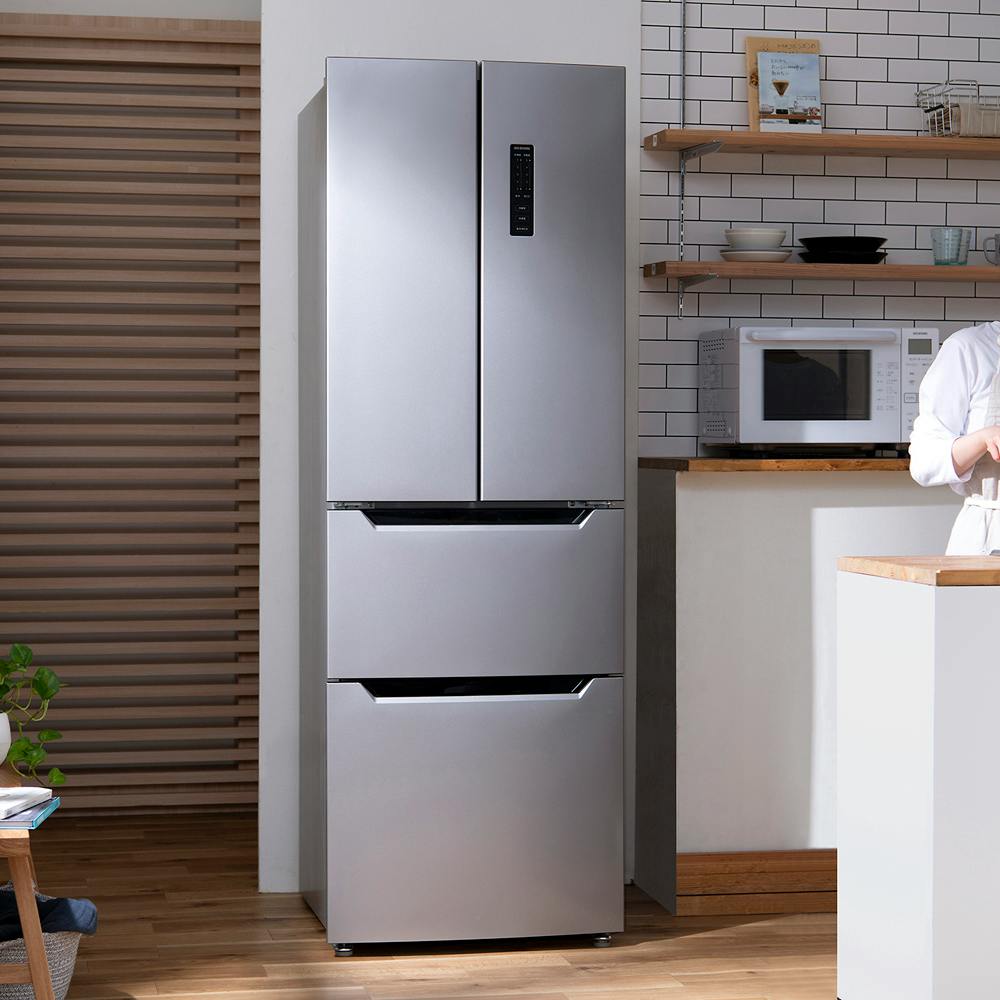 アイリスオーヤマ 冷凍冷蔵庫 320L IRSN-32A-S シルバー 冷蔵庫 大容量