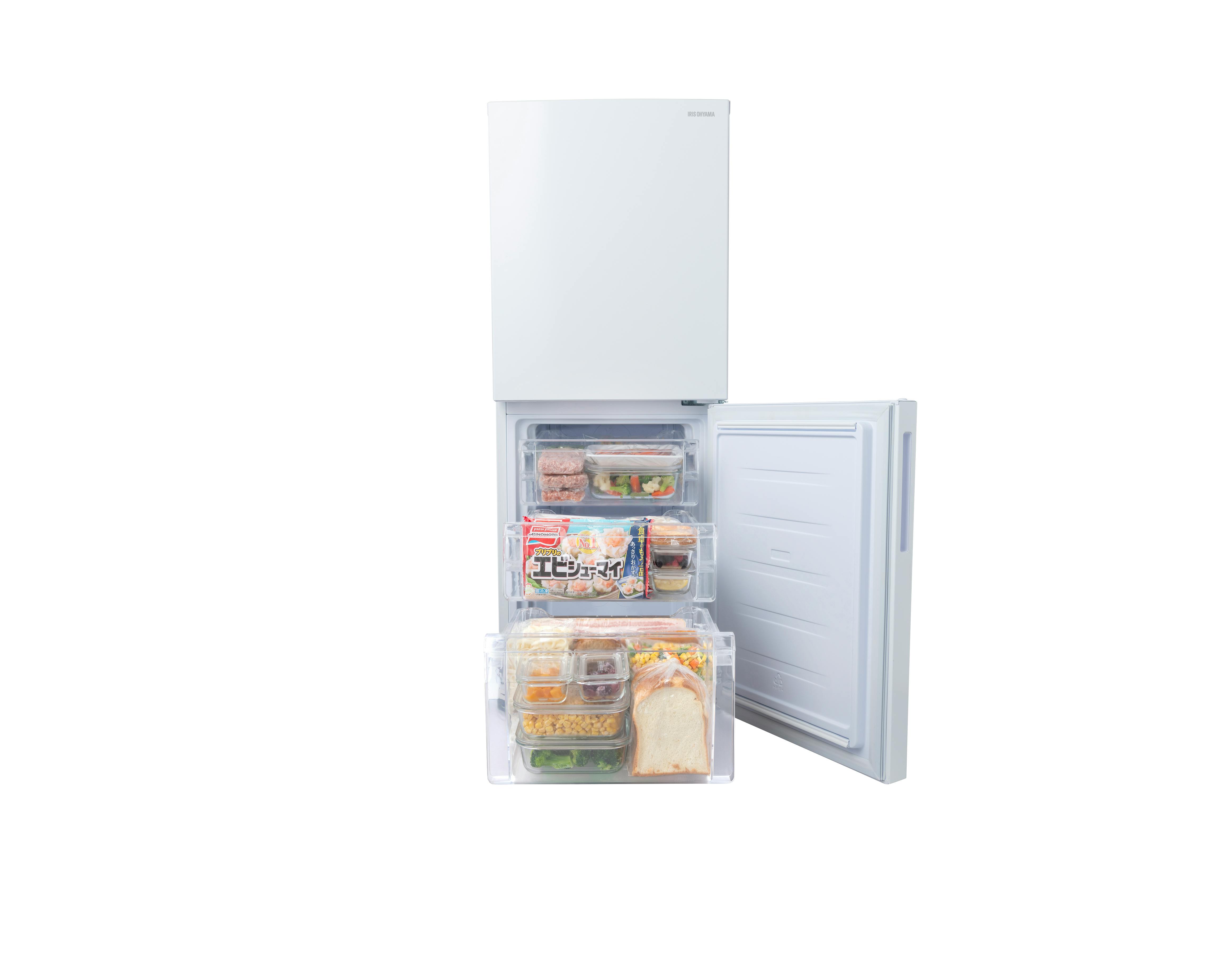 アイリスオーヤマ 【軒先渡し】家電2点セット(冷凍冷蔵庫 153L+全自動