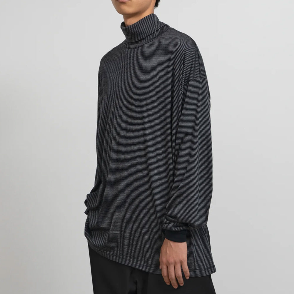 Graphpaper - Wool Border L/S Turtle Neck Tee – IN MY BOOK STORE