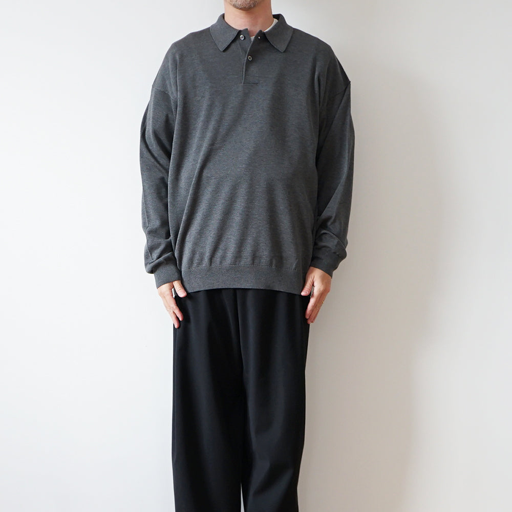 Graphpaper - Suvin High Gauge Knit Oversized L/S Polo – IN MY BOOK