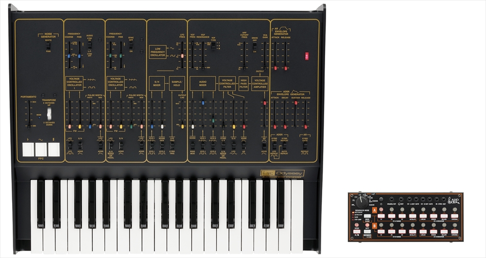 伝説のシンセ ARP ODYSSEY FS と SQ-1 の台数限定パッケージが登場