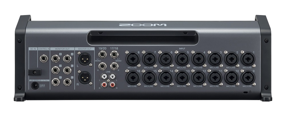 ZOOM LiveTrak L-20R | iPadからコントロール可能なラックマウント型