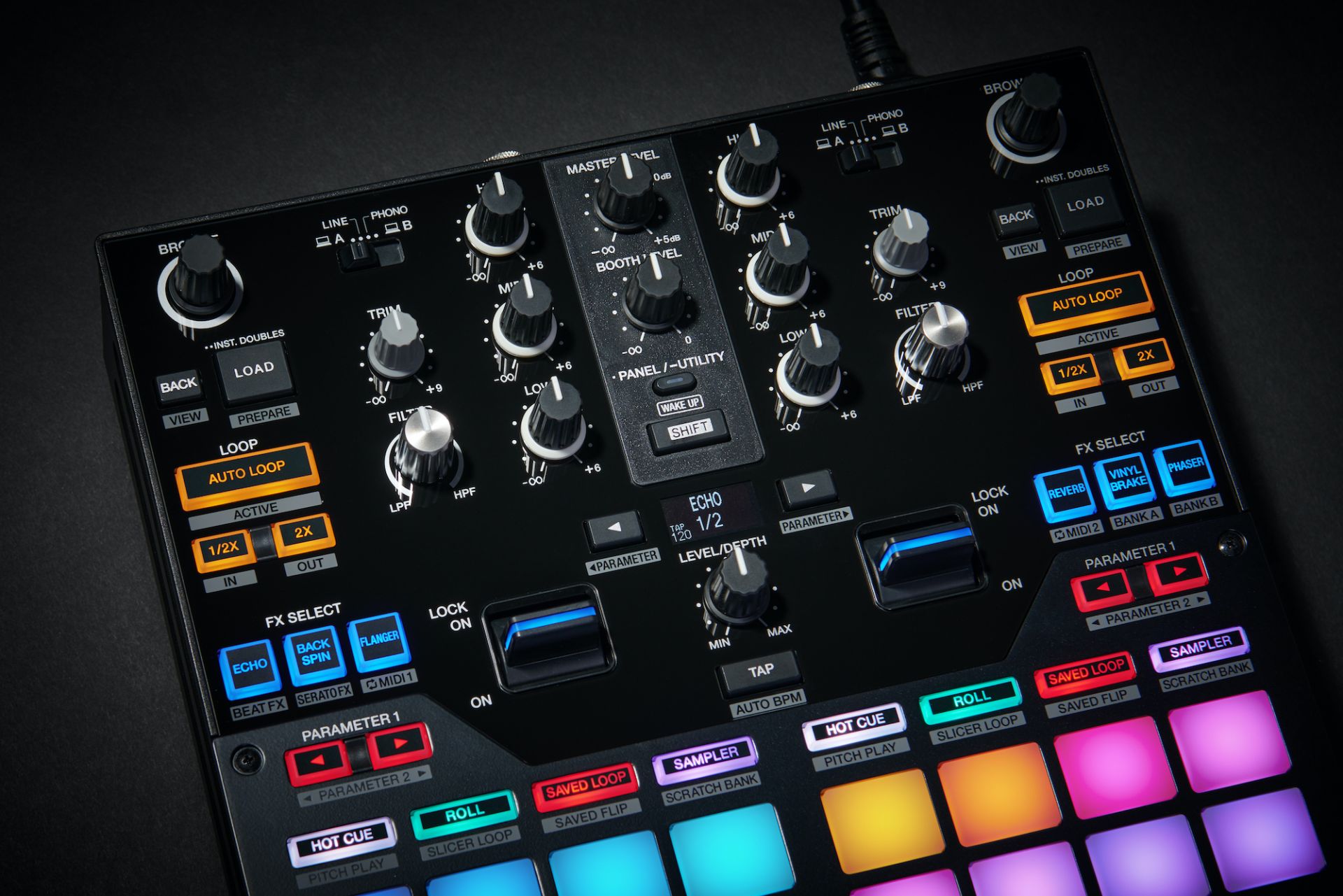 Pioneer DJ DJM-S7 | スクラッチスタイル2ch パフォーマンスDJミキサー