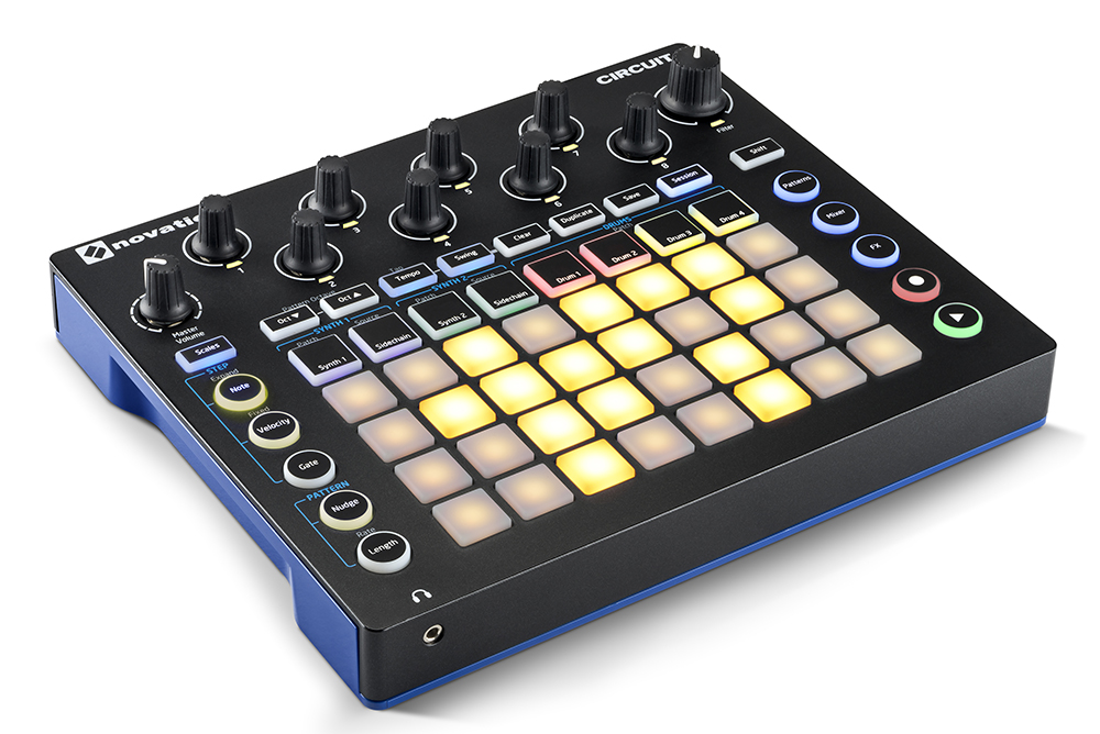 Novation CIRCUIT ありそうで無かったグルーブボックス | Digiland