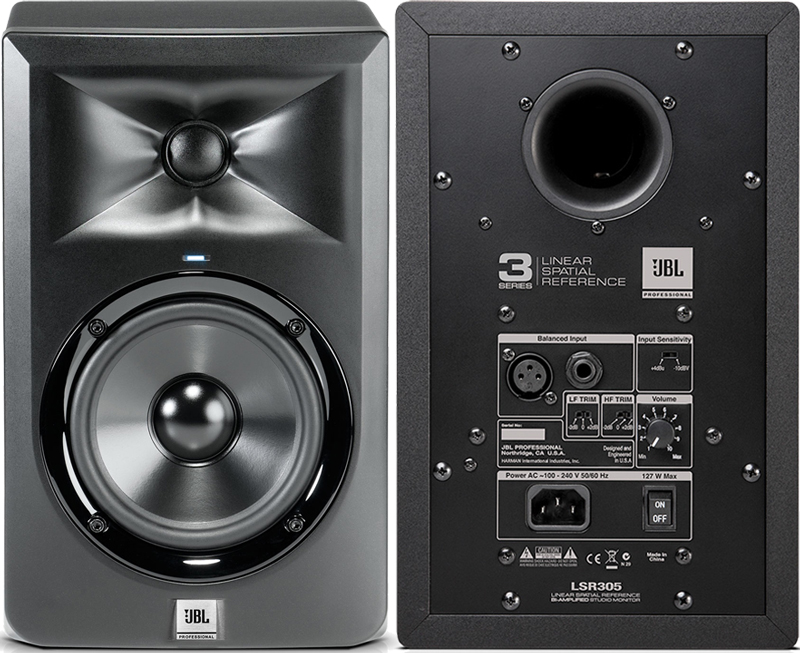 JBL PROFESSIONAL スタジオモニター「LSR305」「LSR308」「LSR305-WH