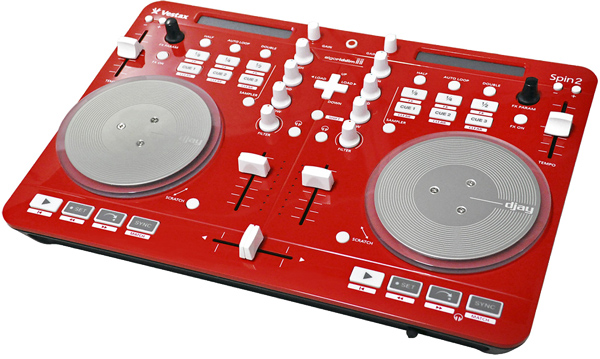 Vestax／ベスタクス「Spin2 RED」限定レッドカラーバージョンが新登場
