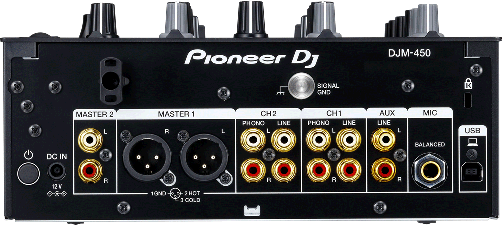 ご自宅のDJセットに最適な 2ch DJミキサー PioneerDJ DJM-450