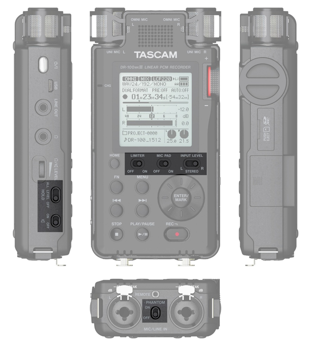 S/N比102dBを実現したポータブルPCMレコーダー TASCAM DR-100MKIII