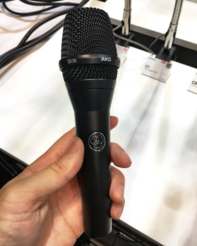 NAMM2017】AKG C636 | 最上位クラスのボーカルマイク | Digiland