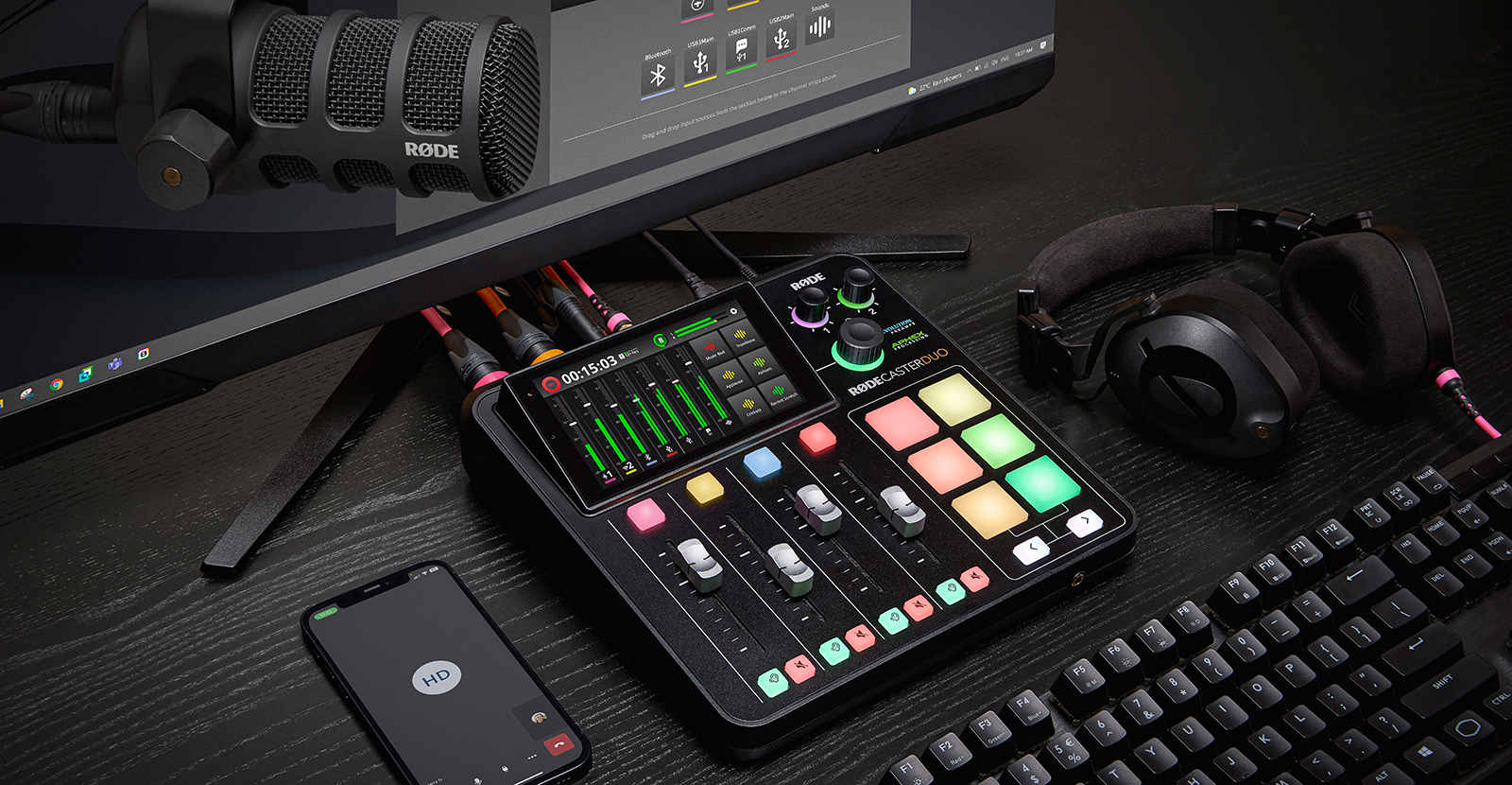 RODE RODECaster Duo | コンテンツクリエイター＆ライブ配信向けの