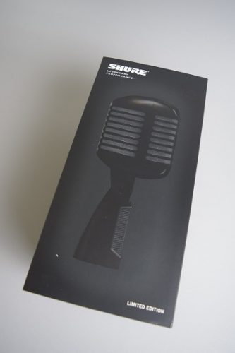 SHUREのガイコツマイク・Super 55の限定カラー・ピッチブラック