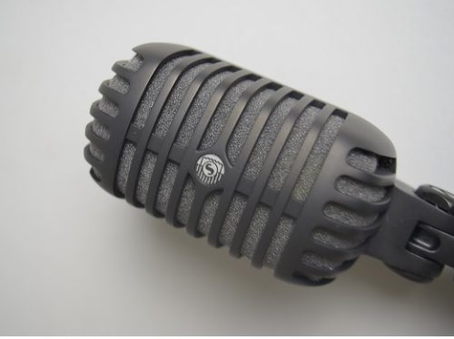 SHUREのガイコツマイク・Super 55の限定カラー・ピッチブラック