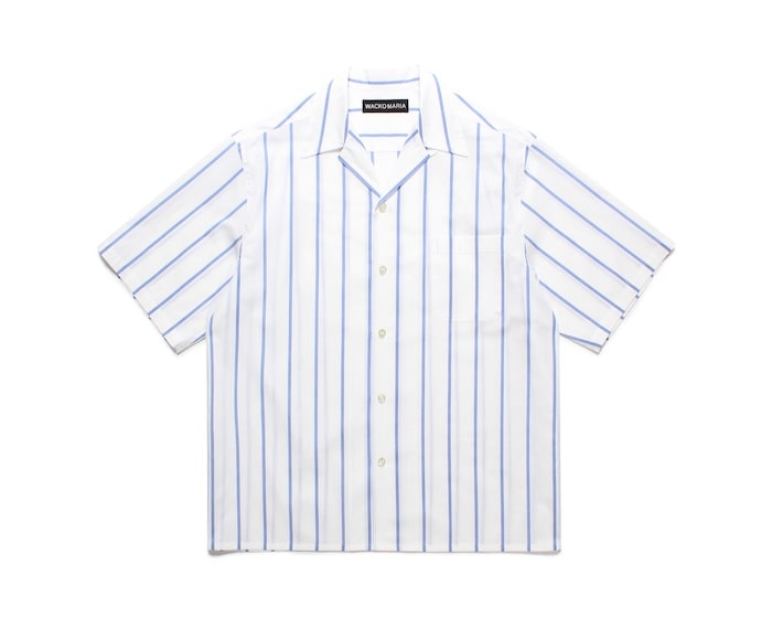 WACKO MARIA(ワコマリア)｜STRIPED OPEN COLLAR SHIRT S/S ( TYPE-1