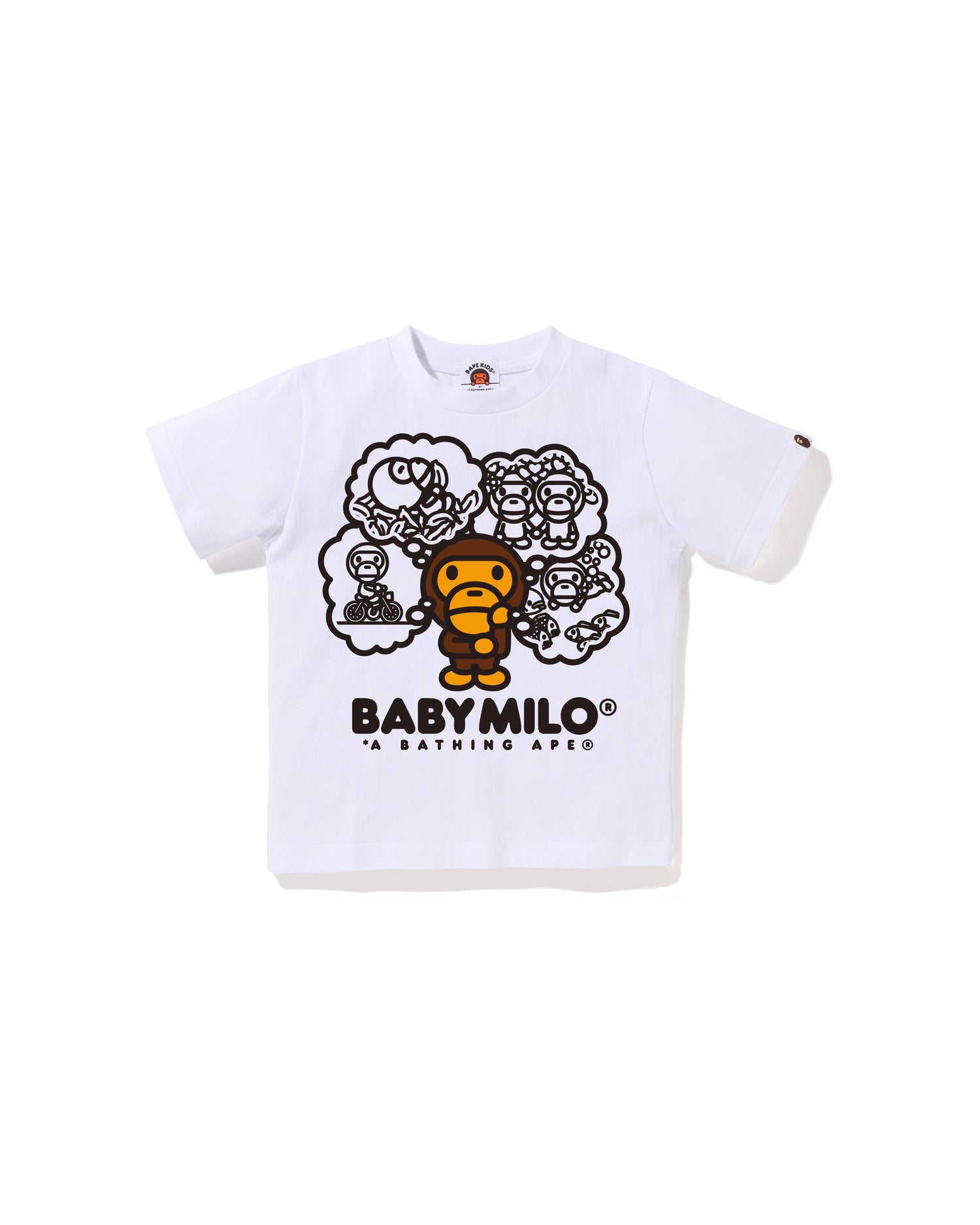 A BATHING APE® Kids Baby Milo Thinking Tee | Bape official website